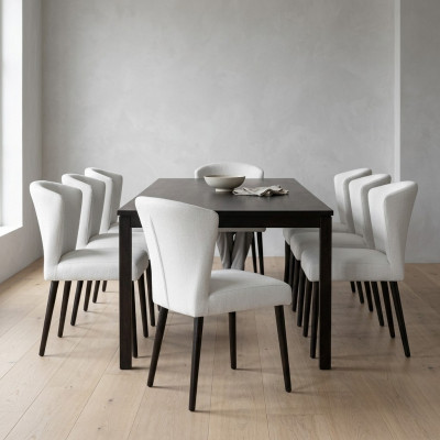 8x Design Fauteuil Lounge Club Beklede Stoel Stoelen Set Woonkamer Leuning Nieuw