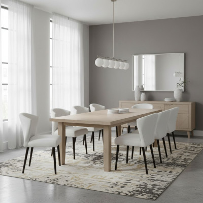 8x Design Fauteuil Lounge Club Beklede Stoel Stoelen Set Woonkamer Leuning Nieuw