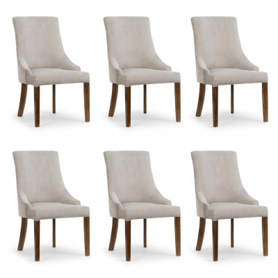 6x set van Design bekleding stoelen stoelenset compleet met leuningen zit lounge club nieuw