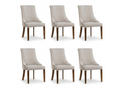 6x set van Design bekleding stoelen stoelenset compleet met leuningen zit lounge club nieuw