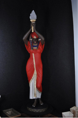 Vloerlamp Sculptuur Figuur Lampen Verlichting Egypte Standbeeld Figuren Sculpturen Decoratie