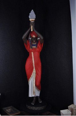Vloerlamp Sculptuur Figuur Lampen Verlichting Egypte Standbeeld Figuren Sculpturen Decoratie