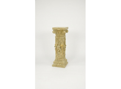 Ontwerp zuil Amoretten sculpturen figuren decoratie decoratiestandaard bloemen sokkel