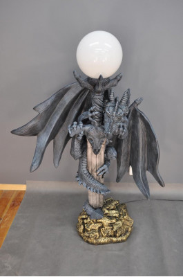 XXL Design Gothic Vloerlamp Lamp Staande Lamp Drakenlampen 143cm - XXL Design Gothic Vloerlamp Staande Lamp Drakenlampen 143cm