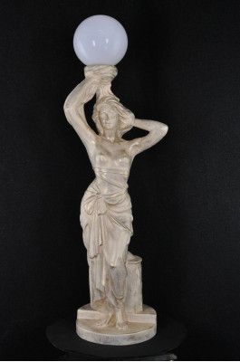 Antieke stijl staande lamp staande lamp lamp figuur sculptuur ontwerp verlichting