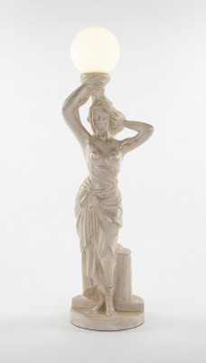Antieke stijl staande lamp staande lamp lamp figuur sculptuur ontwerp verlichting