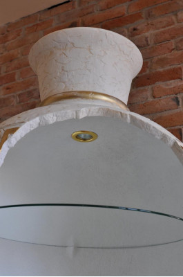 Vitrine Bar Hoekrek Glas Amfora Vaas Bodemvaas Kast Vitrinekast Lamp