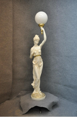 XXL Ontwerp Staande Lamp Staande Lampen 153cm Lamp Sculptuur Figuur Figuren Standbeeld