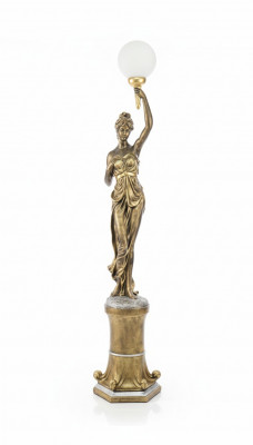 XXL Ontwerp Staande Lamp Staande Lamp Sculptuur Figuur Figuren Beeld 227cm