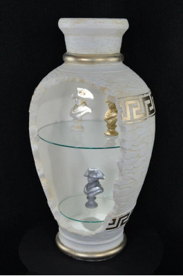 Vitrine Bar Regal Glas Bodenfase Schrank Vitrinen Statue Bad Wohnzimmer Figuren  Vitrine Bar Rek Glas Bodemfase Kast Vitrines Standbeeld Badkamer Woonkamer Figuren