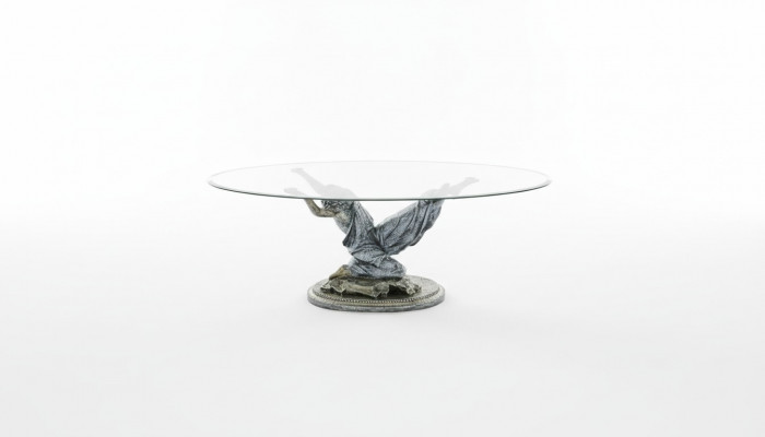 Ontwerp Medusa Salontafel Glazen Tafel Bijzettafels Bank Klassiek 42cm