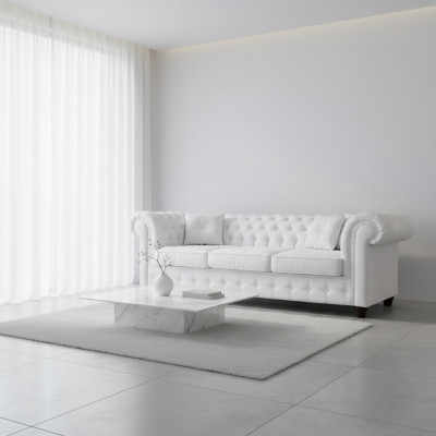 Chesterfield Mello 3-zitsbank met slaapfunctie Bank Bekleding Banken Banken Bank