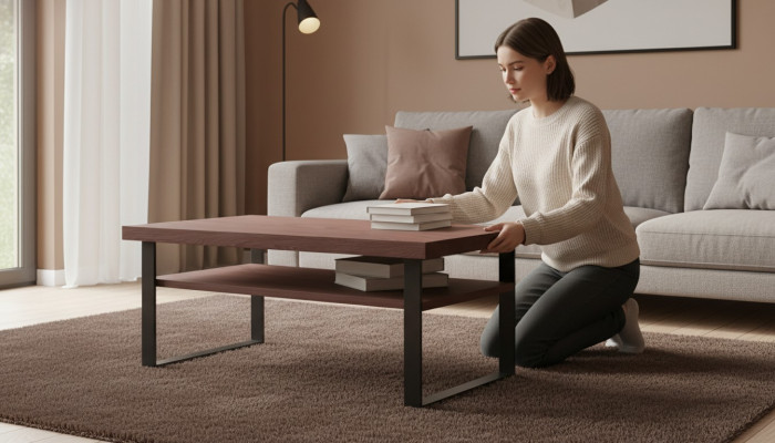 Salontafel ontwerp bijzettafel tafels ontwerper houten tafels nobele rechthoekige