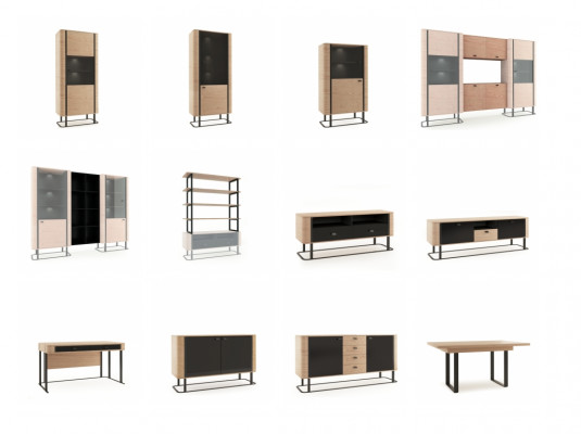 Vitrine Archiefkast Kast Vitrines Kantoor Woonkamer Decor Hoge kast.