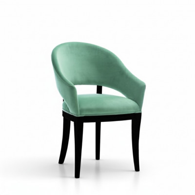 Luxe design gestoffeerde stoel stoelen zit leuning kantoor hout kantoor eetkamer