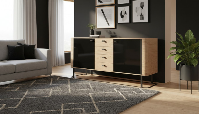 Console lade houten kast dressoir commode decoratieve kast