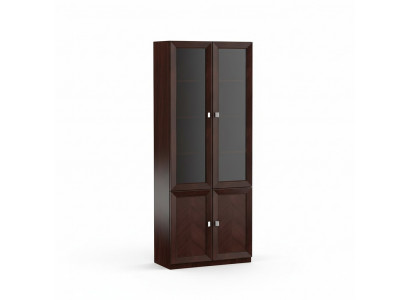 Systeem kantoor meubels vitrine archiefkast klassieke houten kast plank