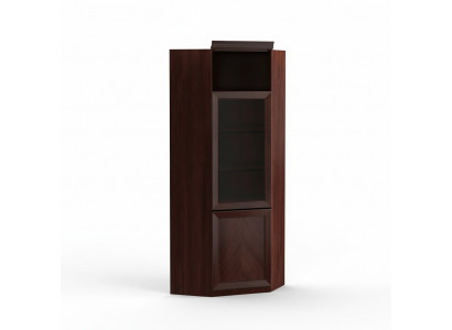 Systeemkantoorbar meubel vitrine archiefkast klassieke houten kast