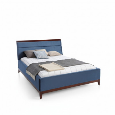 Luxe designer hotelbed TARANKO gestoffeerde bedden textiel dubbel nieuw huwelijk
