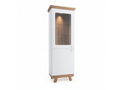 Moderne vitrinekast woonkamer hoge kast hotel vitrines Aspen AS-W12