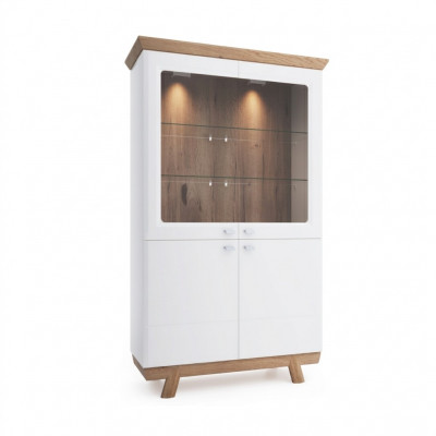 Moderne vitrinekast woonkamer hoge kast hotel dossierkast Aspen AS-W2