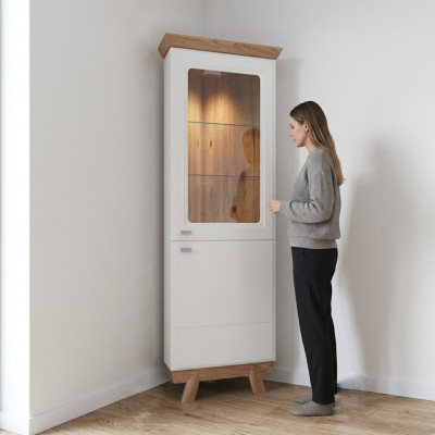 Hoogwaardige design vitrine hotel meubelen inrichting kast plank rekken AS-WN