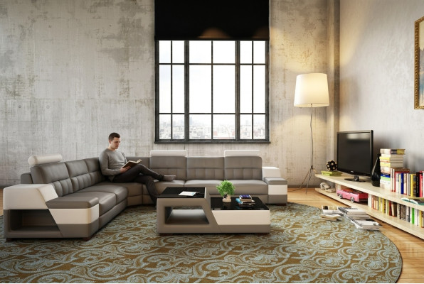Ontwerper hoekbank bank woonlandschap bekleding hoekbank bankstel