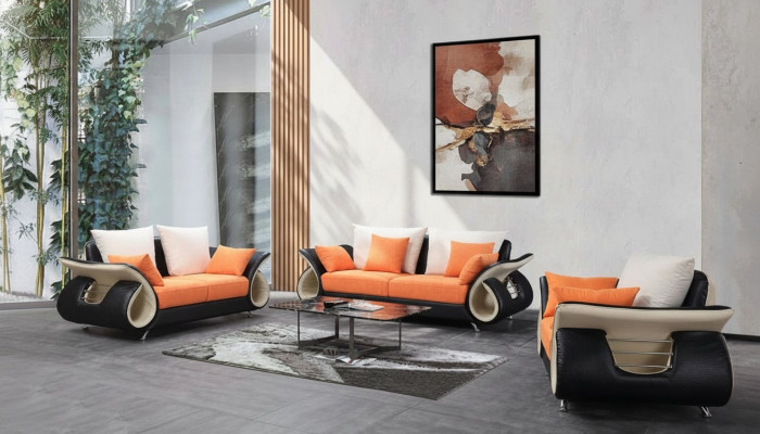 Moderne woonkamer bank stoffering compleet set bank bankstellen