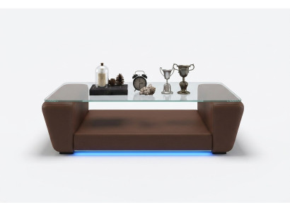 Moderne design glazen bijzettafel woonkamertafel salontafel sofa.