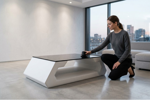 Salontafel Design Woonkamer Glas Lederen Bank Bank Tafel Bijzettafel Koffie