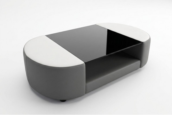 Sofatafel Woonkamer Ontwerp Glas Bank Salontafel Gestoffeerde Tafel Tafels