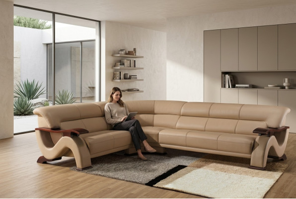 Leren bank Bank Woonkamer Bank Banken Hoekbank Set Banken