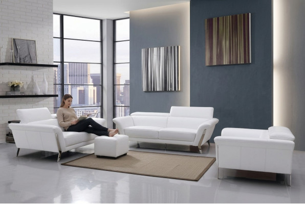 Multifunctionele leren bank zitkussen woonkamer leren set decor bankstel