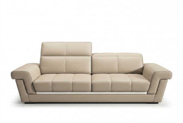 Leren bank bank woonlandschap 3-zits design moderne bank 5136_3ER