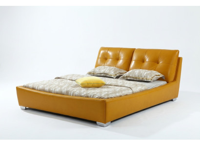 Ontwerper bed slaapkamer tweepersoonsbed bedden leer hotel luxe bekleding