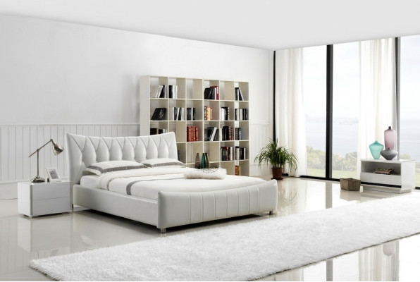 Modern design bed XXL beds hotel luxury style double leather 140 160  Modern design bed XXL bedden hotel luxe stijl dubbel leer 140 160