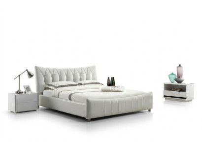 Modern design bed XXL beds hotel luxury style double leather 140 160  Modern design bed XXL bedden hotel luxe stijl dubbel leer 140 160