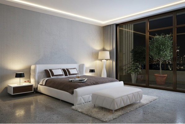 Modern design bed Hotel XXL bed luxury style double leather 140 160 180x200cm  Modern ontwerp bed Hotel XXL bed luxe stijl dubbel leer 140 160 180x200cm