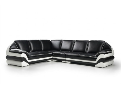Leren bank Bank Woonruimte L-vorm Design Moderne Bank Klassiek