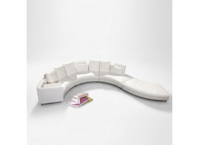Moderne Ronde Bank Woonkamer Ronde Bank Beklede Hoek Set