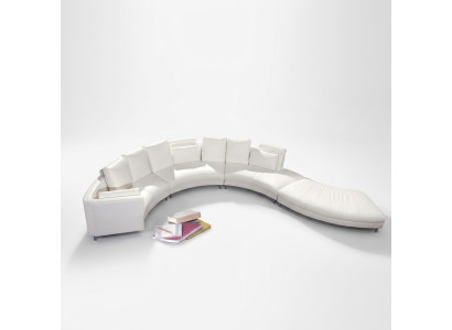 Moderne Ronde Bank Woonkamer Ronde Bank Beklede Hoek Set