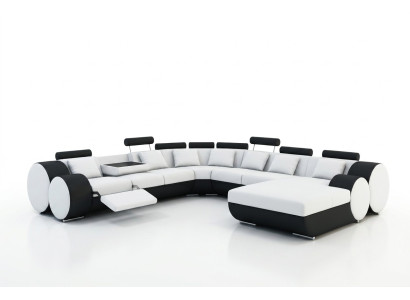 Multifunctionele leren bank zitkussen woonkamer leren decoratieset sofa