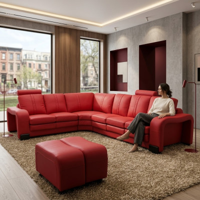 XXL Multifunctioneel leren bankstel bank bank bank bank Moderne Big  XXL Multifunctioneel leren bankstel bank bank bank bank Moderne Big