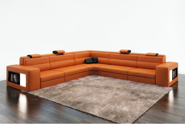 Design XXL Grote Hoekbank met Bekleding Hoekbank Leren Bankstel L-vorm