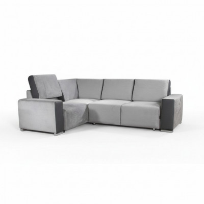 Ontwerp hoekbankbankbank met bekleding, zitbankhoeken banken met bedfunctie slaapbank.