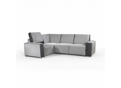 Ontwerp hoekbankbankbank met bekleding, zitbankhoeken banken met bedfunctie slaapbank.