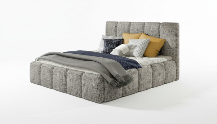 Modern XXL luxe design bed Bedden stijl hotel dubbel leer 140 160