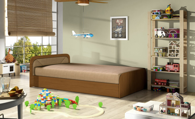 Modern kinderbed Beddengoed Houten bed Bed Slaapbank Kinderkamer Nieuw