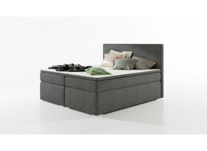 Leren bed gestoffeerd bed boxspring bedden bedlade matras topper