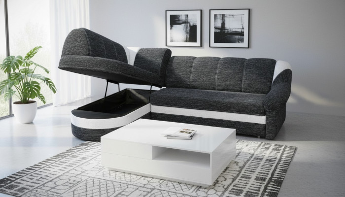 Funktionsbank Slaapbank Sofa Kussen Woonkamer Hoekbank Textiel Zitplaatsen
